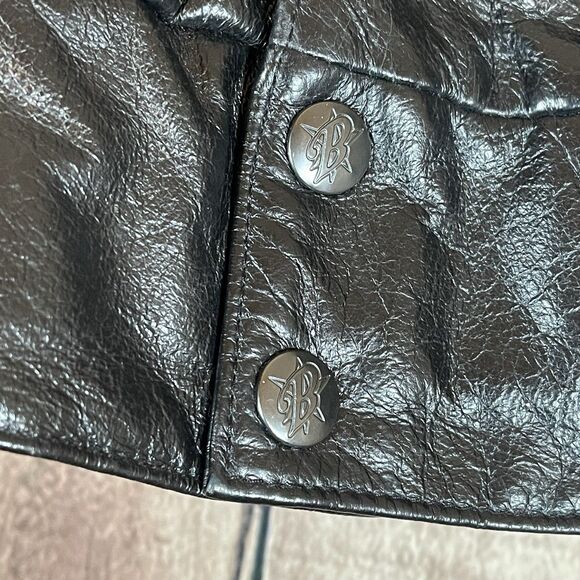 Vintage Betty Boop Motorcycle Club Leather American Toons Bomber Jacket Size XL - Picture 5 of 16